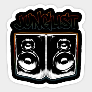 Junglist-BoomBox- SMooth Sticker